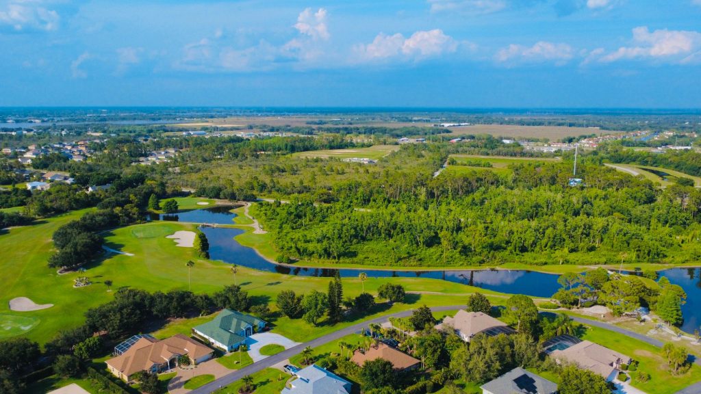 Golf course community in northwest Tampa